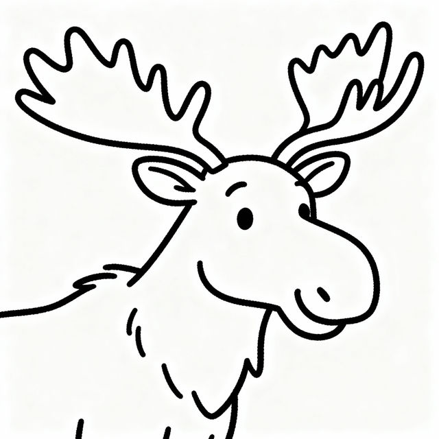 Easy Moose Drawings - Made With AI gallery