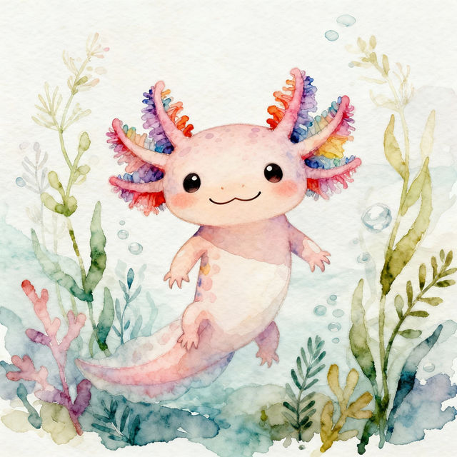 Drawing Axolotl Art gallery