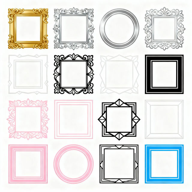 Picture Frame Clip Art gallery