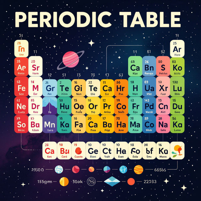 Periodic Table Art - Made With AI gallery