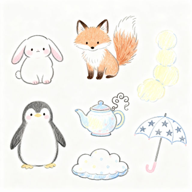 Easy Sketch Cute Drawings gallery