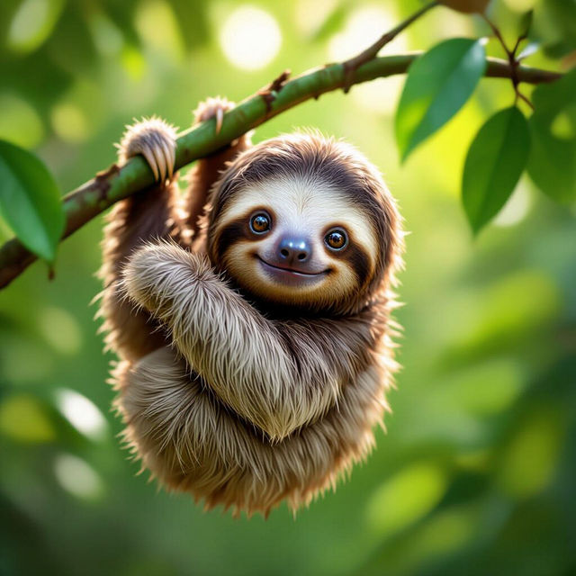 Cute Sloth Pictures - Made With AI gallery
