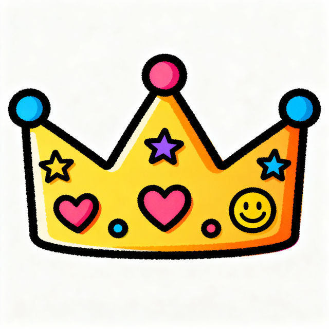 Crown Cartoon Drawings - Made With AI gallery