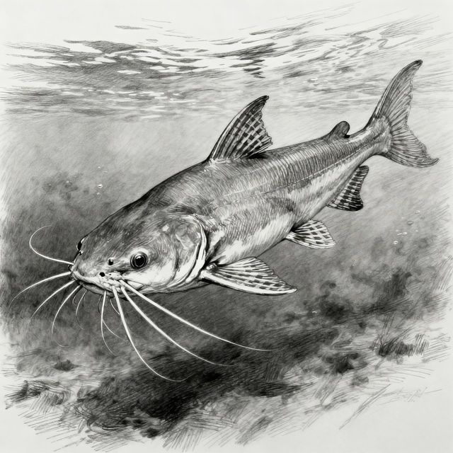 Catfish Drawings gallery