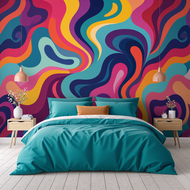 Colourful Wallpaper For Bedroom gallery