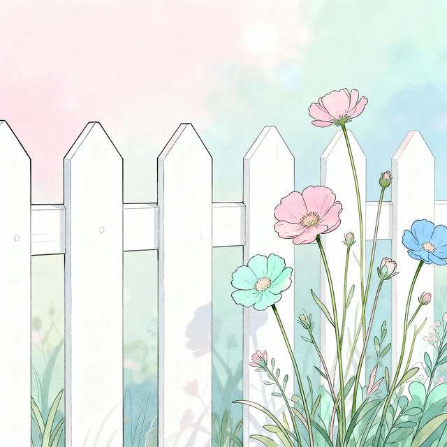 Easy Fence Drawing gallery