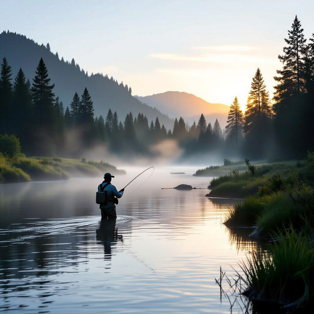 Fly Fishing Pictures - Created With AI gallery