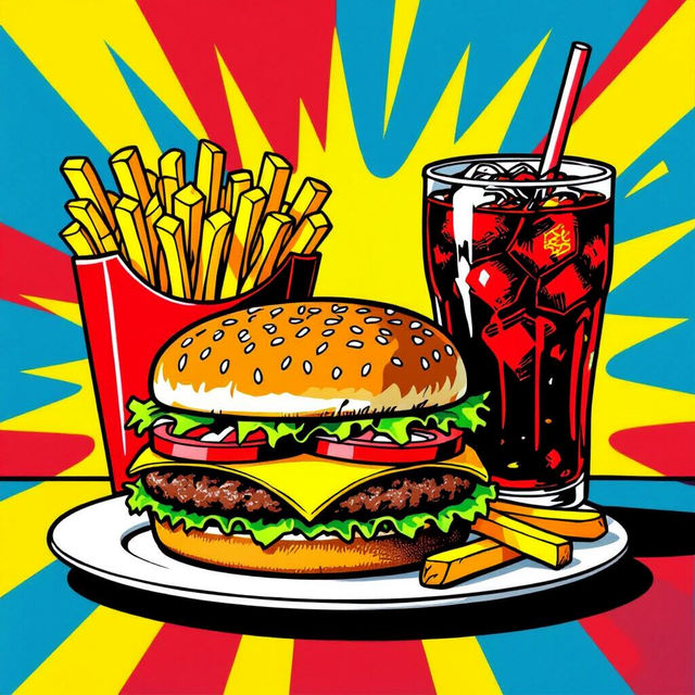 Food Pop Art gallery