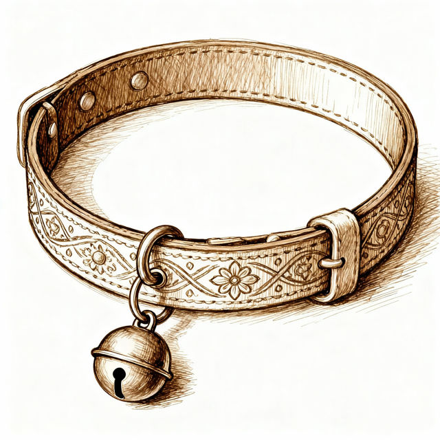 Dog Collar Drawings - AI Generated Art gallery