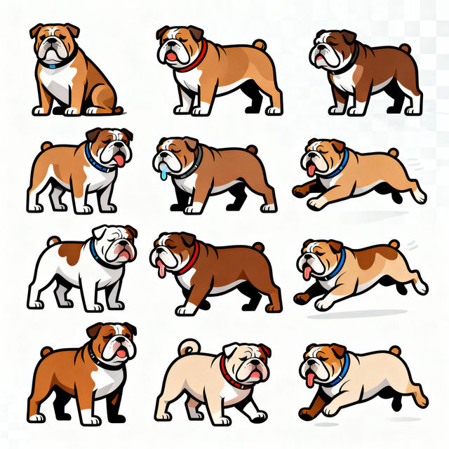 Bulldog Clip Art gallery