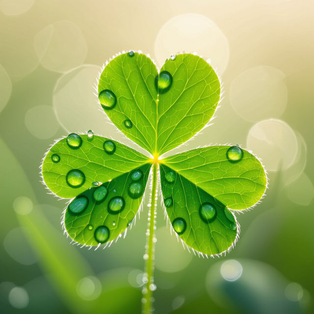 Four Leaf Clover Wallpapers - AI Generated gallery