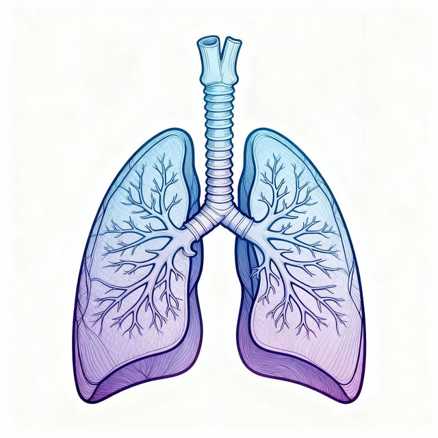 Respiratory System Drawings - AI Generated gallery