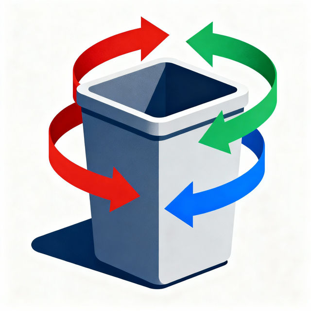 Recycling Bin Drawings - AI Generated Art gallery
