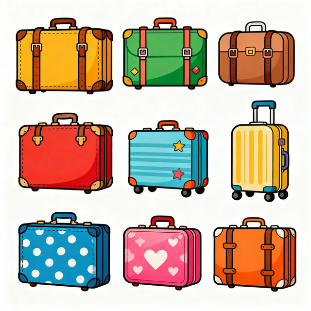 Suitcase Clip Art gallery