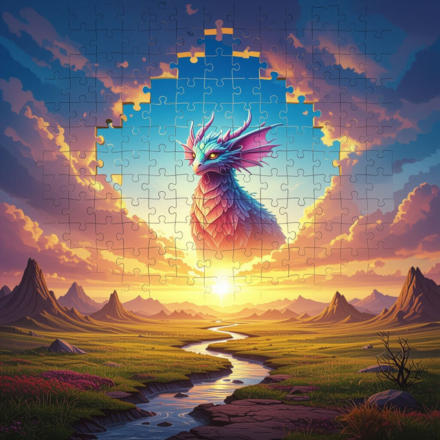 Picture Into Puzzle Art - Made With AI gallery