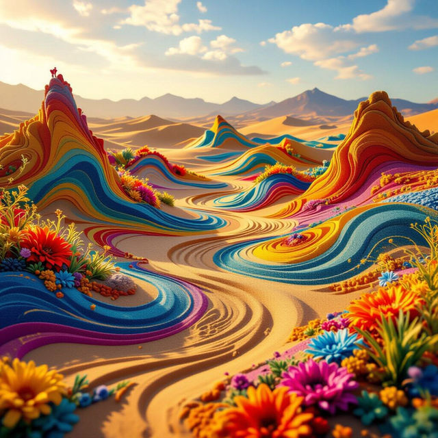 Sand Art Pictures gallery