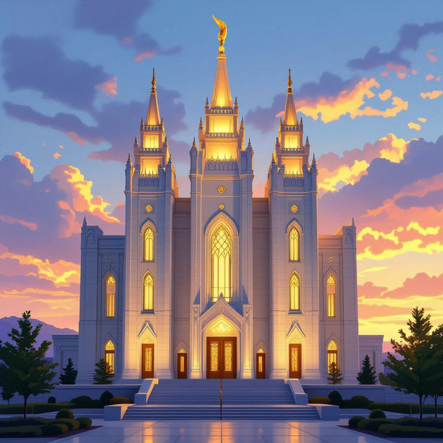 Manti Temple Pictures - AI Generated gallery