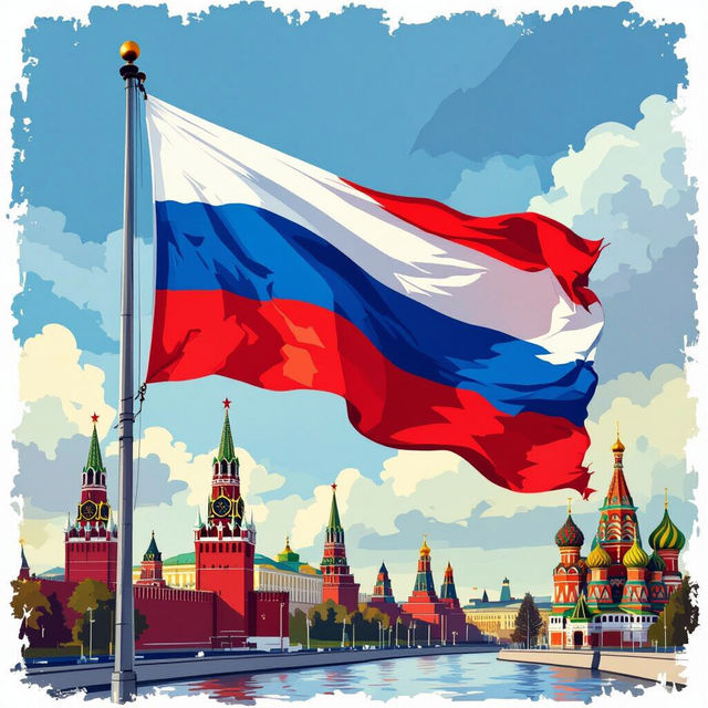 Russia Flag Images gallery