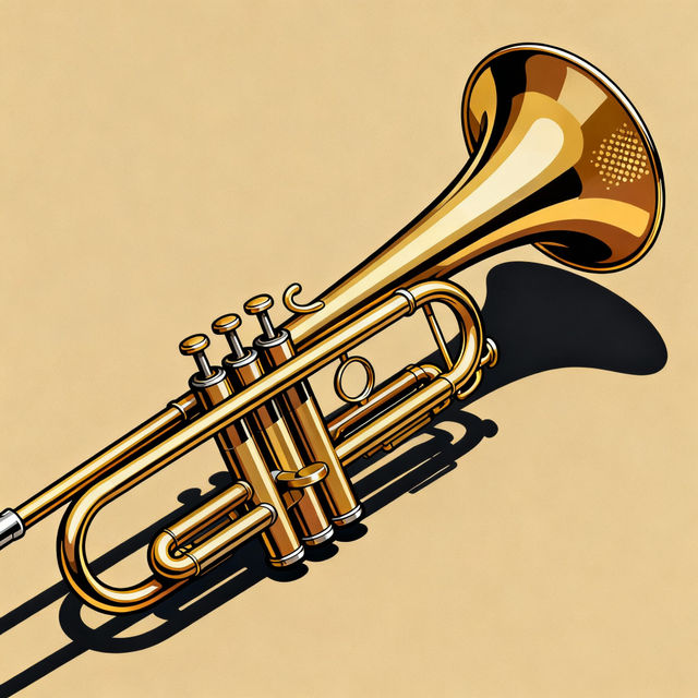 Trombone Drawings - AI Generated Art gallery