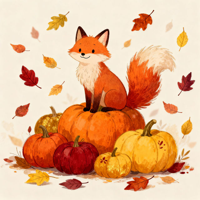 Cute Fall Drawings gallery