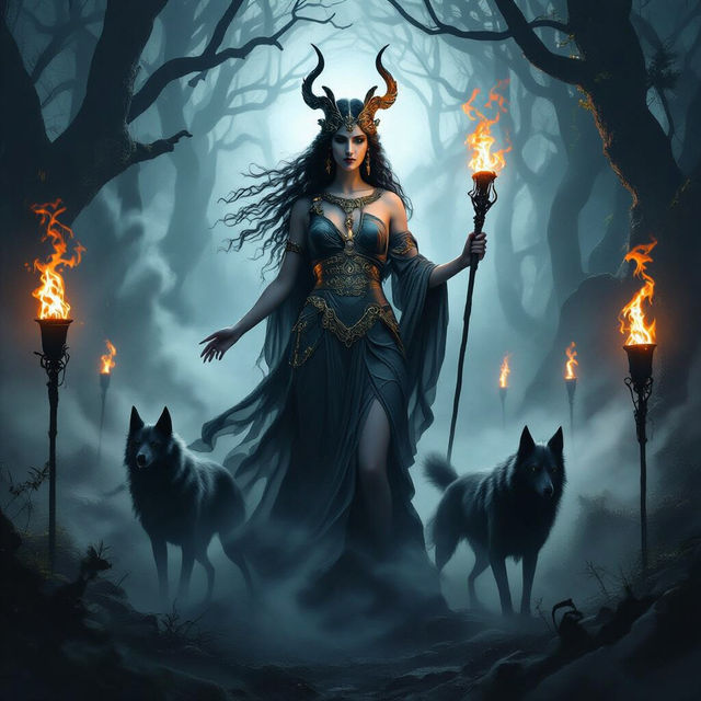 Hecate Goddess Art - Created With AI gallery