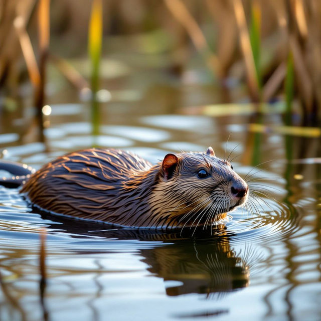 Pictures Of A Muskrat gallery