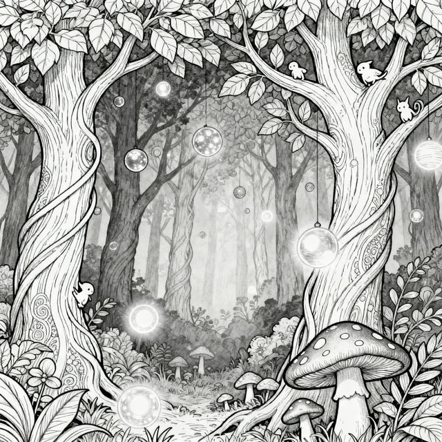 AI Drawings for Coloring gallery