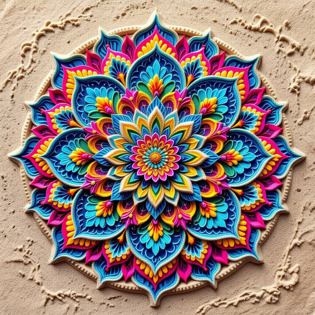 Mandala Sand Art gallery