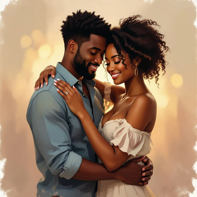 Black Couple Art gallery