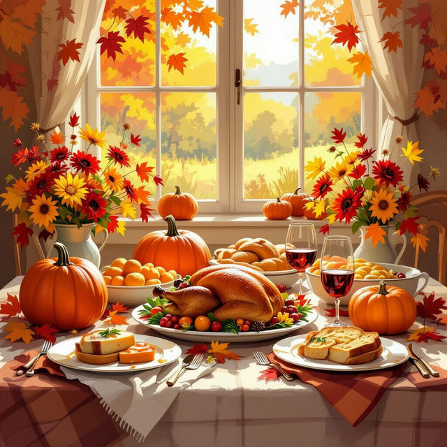 Thanksgiving Wallpapers - Made With AI gallery