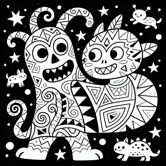 Doodle Art Coloring Pages gallery