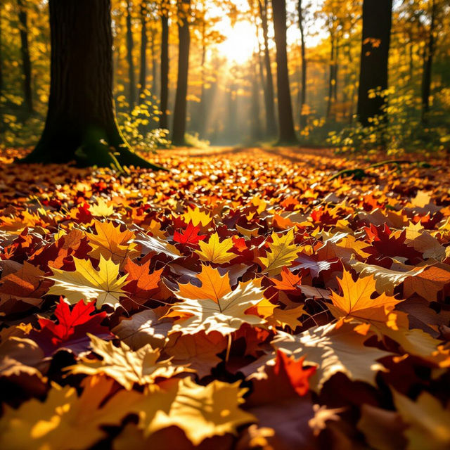 Autumn Leaves Images - AI Generated gallery