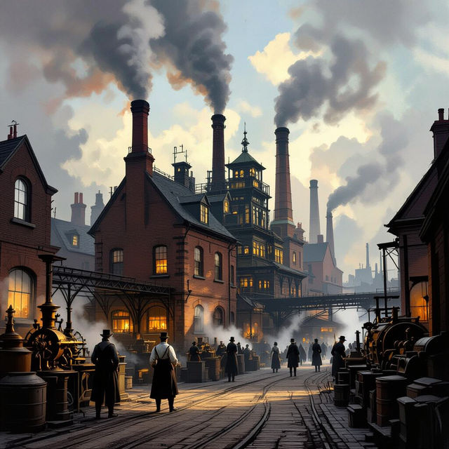 Industrial Revolution Pictures - AI Generated gallery