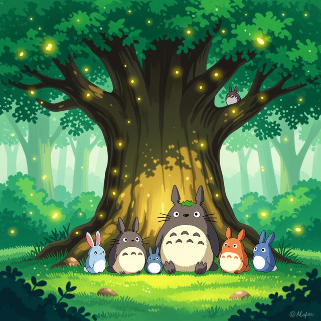 My Neighbor Totoro Wallpaper - Made With AI gallery