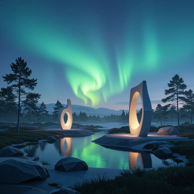Nordic Park Art - AI Generated gallery
