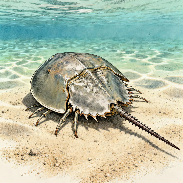 Horseshoe Crab Drawings gallery
