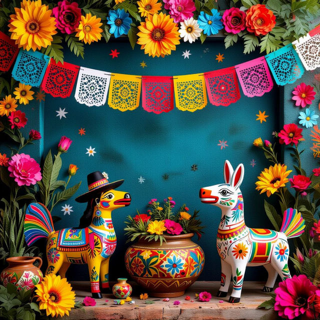 Explore AI-Generated Mexican Folk Art gallery