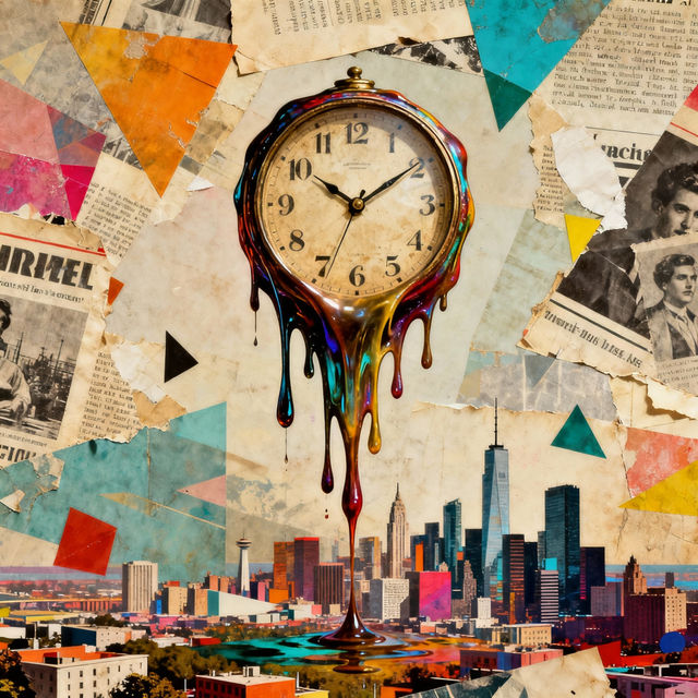 Magazine Collage Art - Made With AI gallery