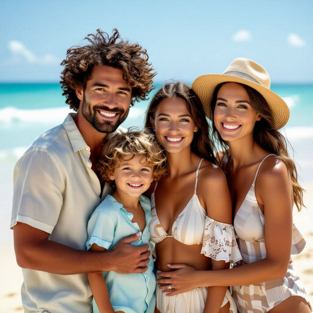 Family Beach Pictures What to Wear gallery