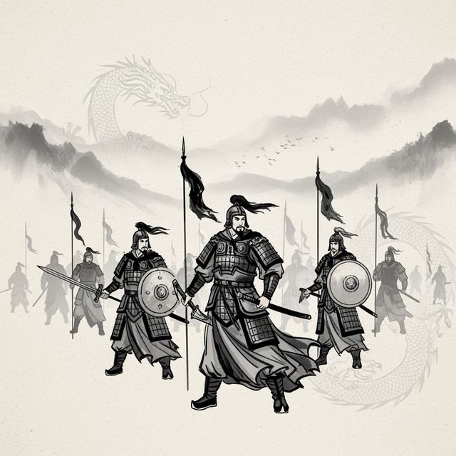 AI Art Inspired by Sun Tzu's Art of War gallery