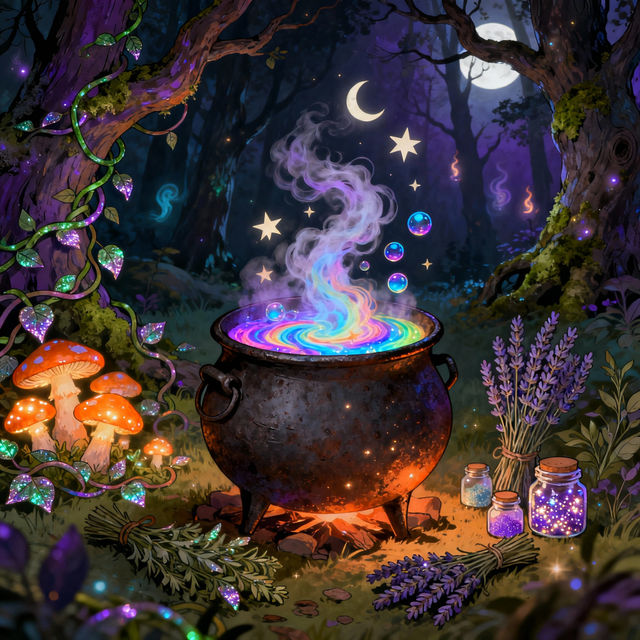 Witches Cauldron Drawings gallery