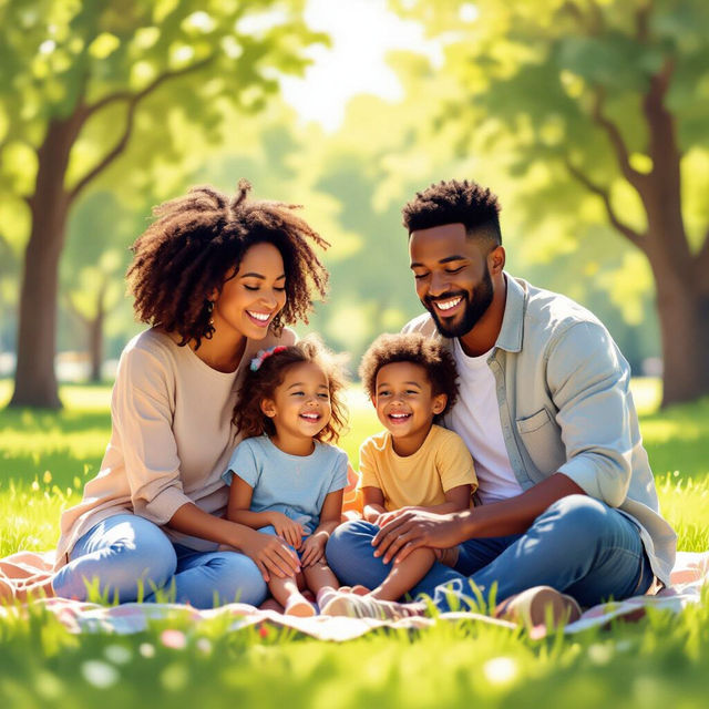 A Picture Of A Family - Generated By AI gallery