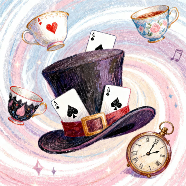 Mad Hatter Hat Drawing gallery