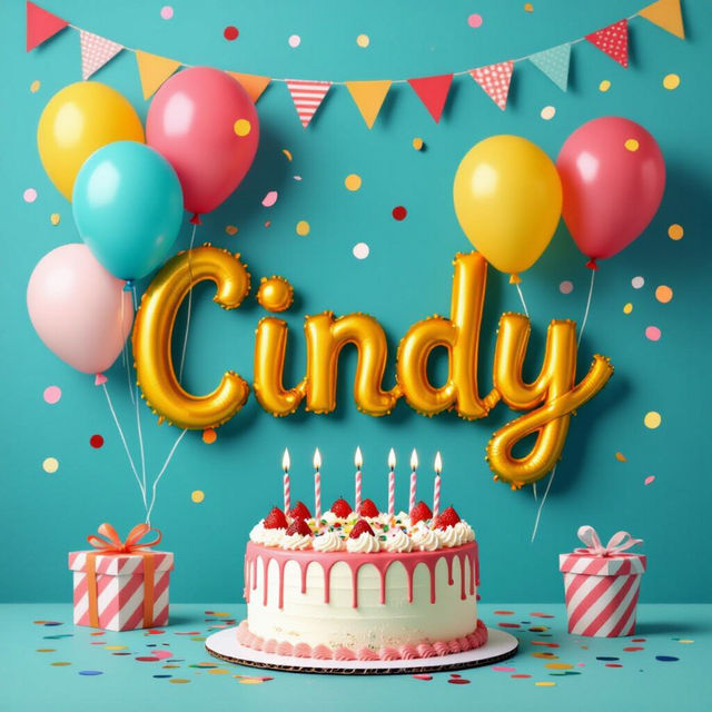Happy Birthday Cindy Images - Made With AI gallery