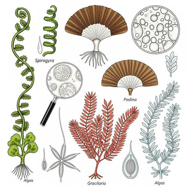 Explore Beautiful Algae Drawings gallery