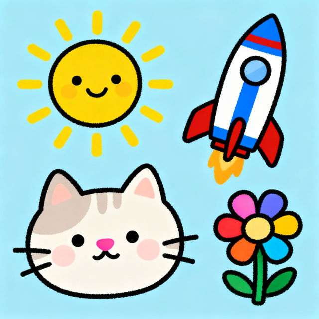 Easy Kids Drawing Ideas gallery