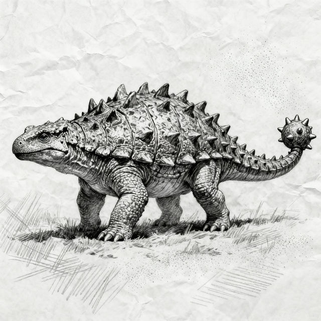 Ankylosaurus Drawing gallery