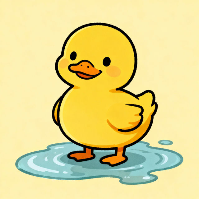 Easy Duck Drawings gallery