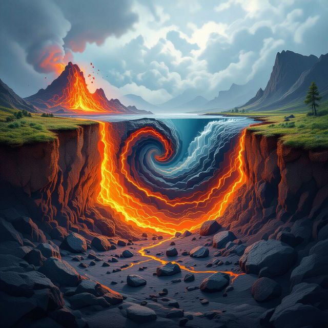 Rock Cycle Images - AI Generated gallery