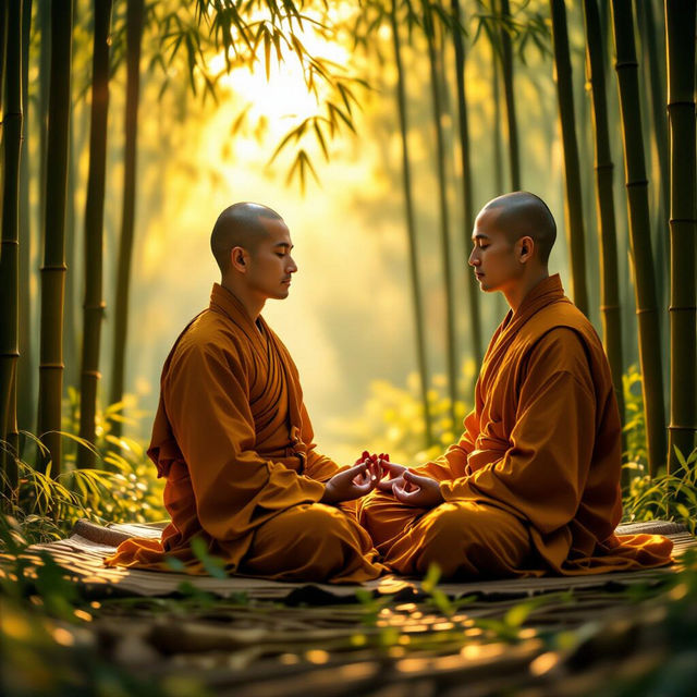 Monk Art - AI Generated gallery